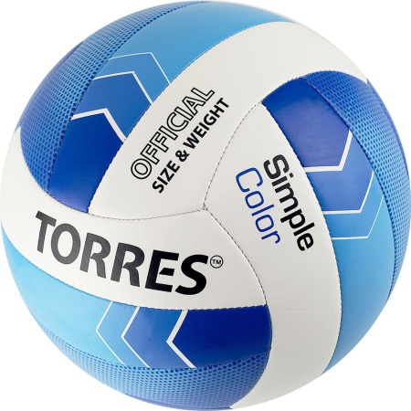 Купить Мяч волейбольный Torres Simple Color любительский р.5 в Городовиковске 